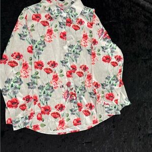 Floral Button-Up Shirt